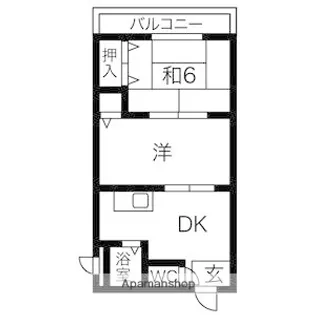 プレアール南住吉【3階】の間取り