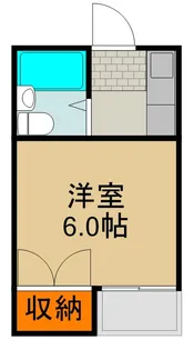 パレ西三荘【2階】の間取り