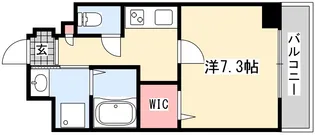 ガーデンクォーツ摂津正雀【9階】の間取り