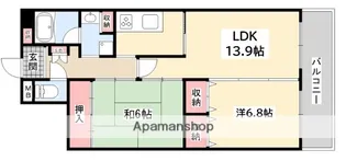DKHマキノ【4階】の間取り