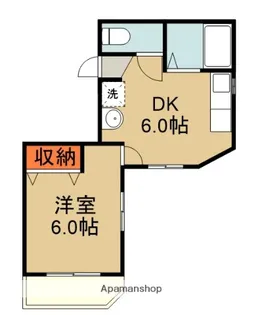 メゾンコスギ【2階】の間取り