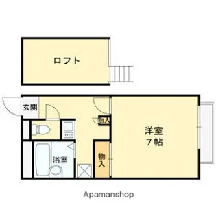 ビアンコ門真南Ⅱ【1階】の間取り