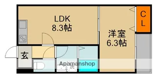 アート守口【3階】の間取り