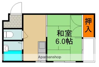 浜町ニューハイツ【4階】の間取り