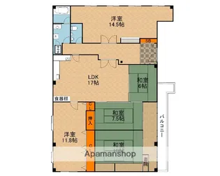 日本IDTビル【4階】の間取り