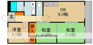 リビングアイランドⅡ【2階】の間取り