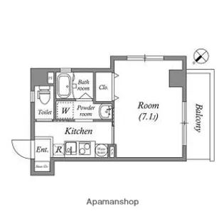 DAP千林【5階】の間取り