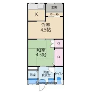 大阪府寝屋川市大利元町【一戸建】の間取り