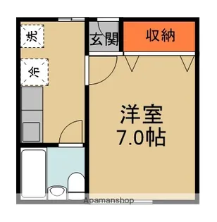 イーストイン【1階】の間取り