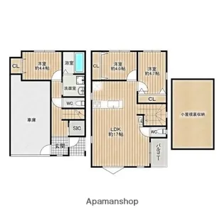 大阪府門真市小路町【一戸建】の間取り