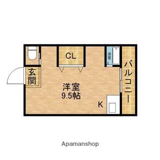 ダイバーシティ桜木町【3階】の間取り