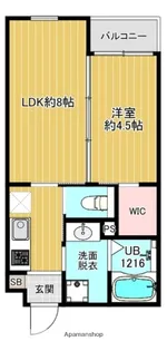 NEO SMART 古川橋【1階】の間取り