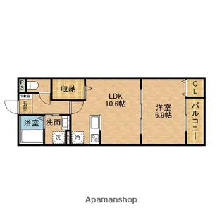 アート星田駅前【3階】の間取り