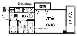 スタジオM【3階】の間取り