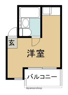 ハイツサニーサイド門真【1階】の間取り