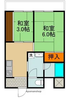 橋本マンション【2階】の間取り