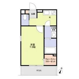 栄楽荘【2階】の間取り