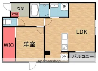 MACHIMOKU KUZUHA【1階】の間取り