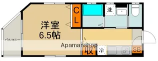 幸福町アパート(15)【2階】の間取り