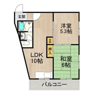 GMビル第3【6階】の間取り
