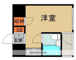 ウエインカーサ守口【4階】の間取り