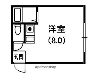 ヴィラナリー紅屋【5階】の間取り