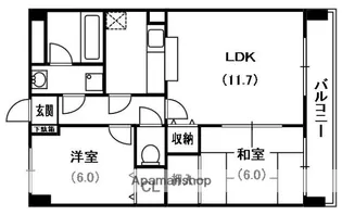 グレイシーフジ【3階】の間取り