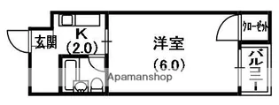 バードヒル古川橋【2階】の間取り