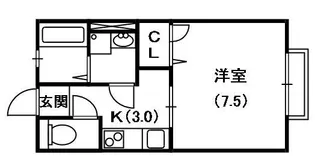 ウィステリア【1階】の間取り