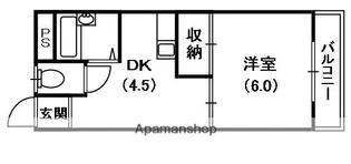 田代ハイツ【2階】の間取り