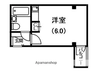サンライズ萱島信和【2階】の間取り