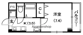 大阪府寝屋川市香里新町【マンション】の間取り