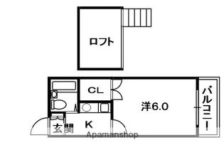 アンフィニィ桜町【1階】の間取り
