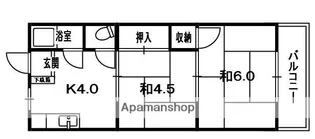 掃部マンション【3階】の間取り