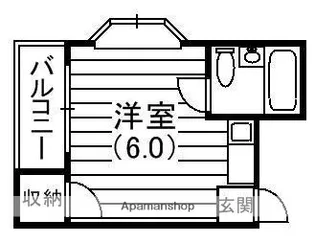 ハマンション枚方元町【2階】の間取り