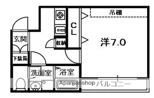 ハーモニーライフ須山【3階】の間取り