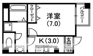 ハーモニーライフ須山【3階】の間取り