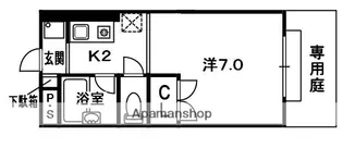 ルミエールⅠ【1階】の間取り