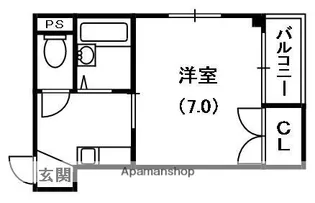 エクスラン【4階】の間取り