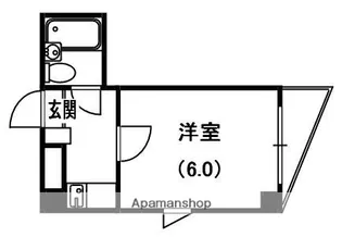 ロータリー門真【6階】の間取り