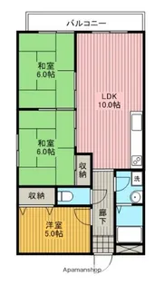 「ラ・ヨード24」【5階】の間取り