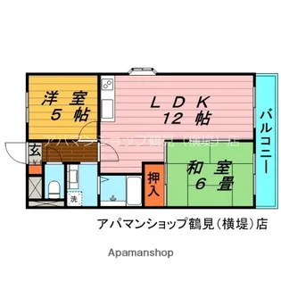 メゾン エスポアール【6階】の間取り