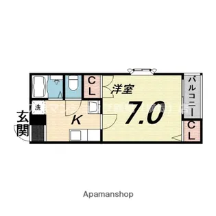 オズレジデンス 鶴見【3階】の間取り