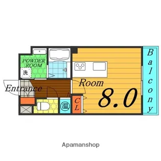 デイグラン鶴見【3階】の間取り