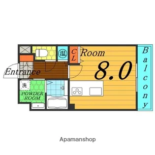 デイグラン鶴見【3階】の間取り