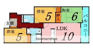3LDKの間取り画像