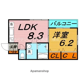 ファーストステージ【5階】の間取り