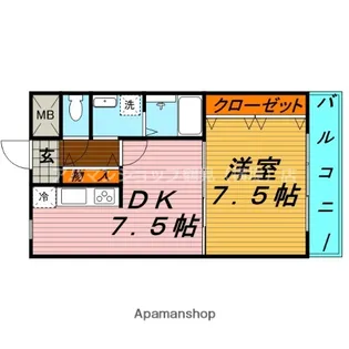 アージュ・ヴェール【1階】の間取り