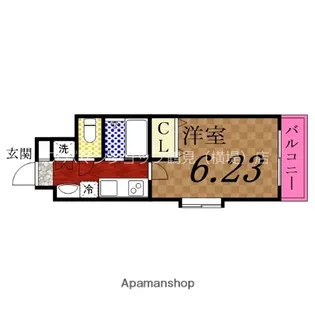 CHEZ MOI HIROSE【11階】の間取り