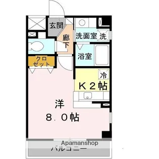 メイト 鶴見【1階】の間取り